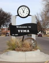 Yuma Welcome Clock