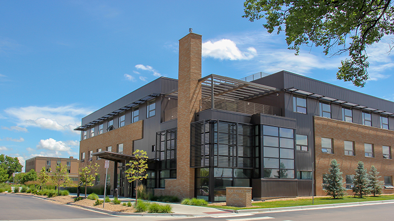 Blue Spruce Hall is located on the campus of Northeastern Junior College. It is one of six residence halls offered at the largest residenitial community college campus in Colorado.
