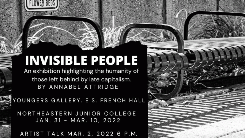 Invisible People - An exhibition highlighting the humanity of those left behind by late capitalism..