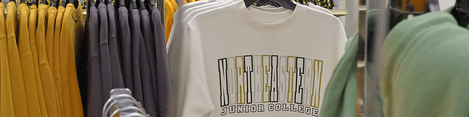 Sweatshirts with Northeastern Junior College on them
