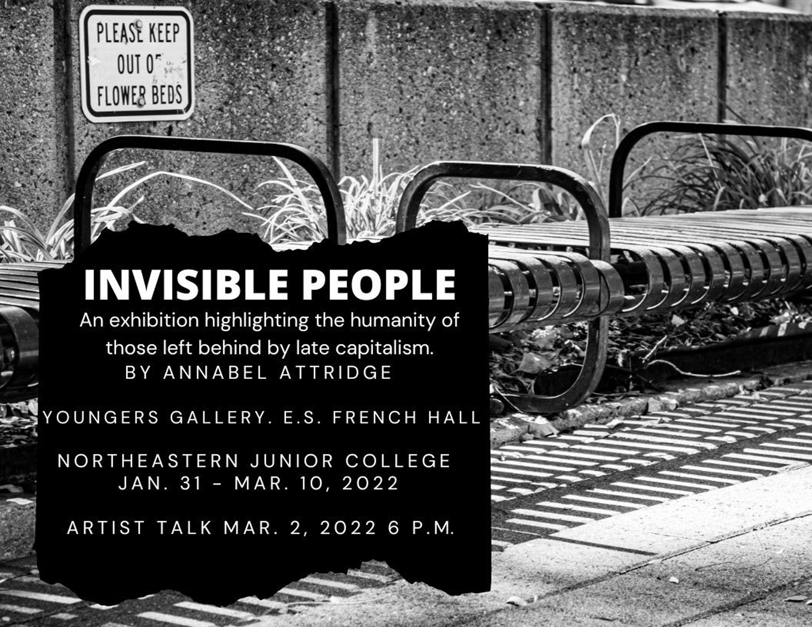 Invisible People - An exhibition highlighting the humanity of those left behind by late capitalism..