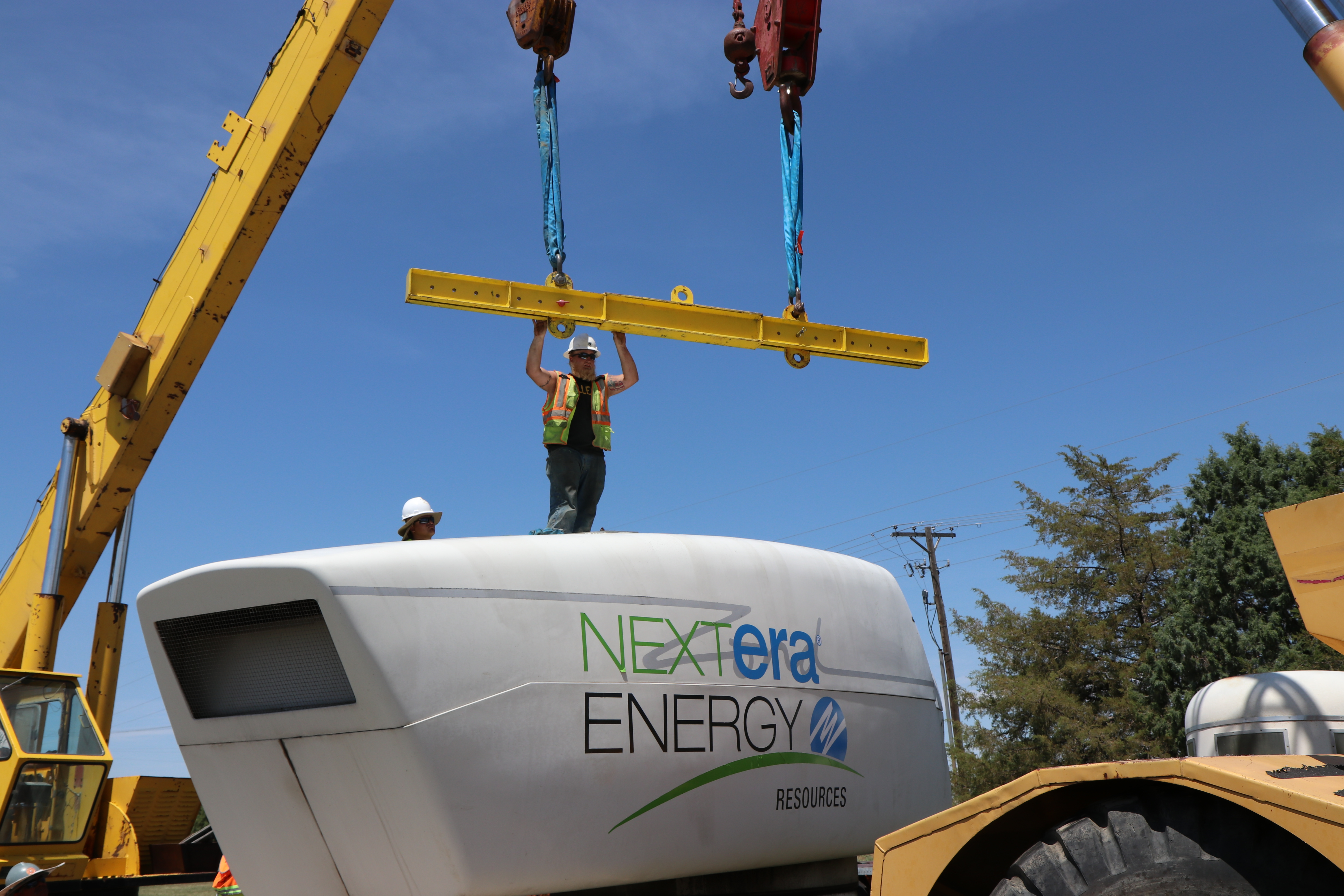 Nacelle donation to the Wind Technology Program, Applied Technology Campus of Northeastern Junior College