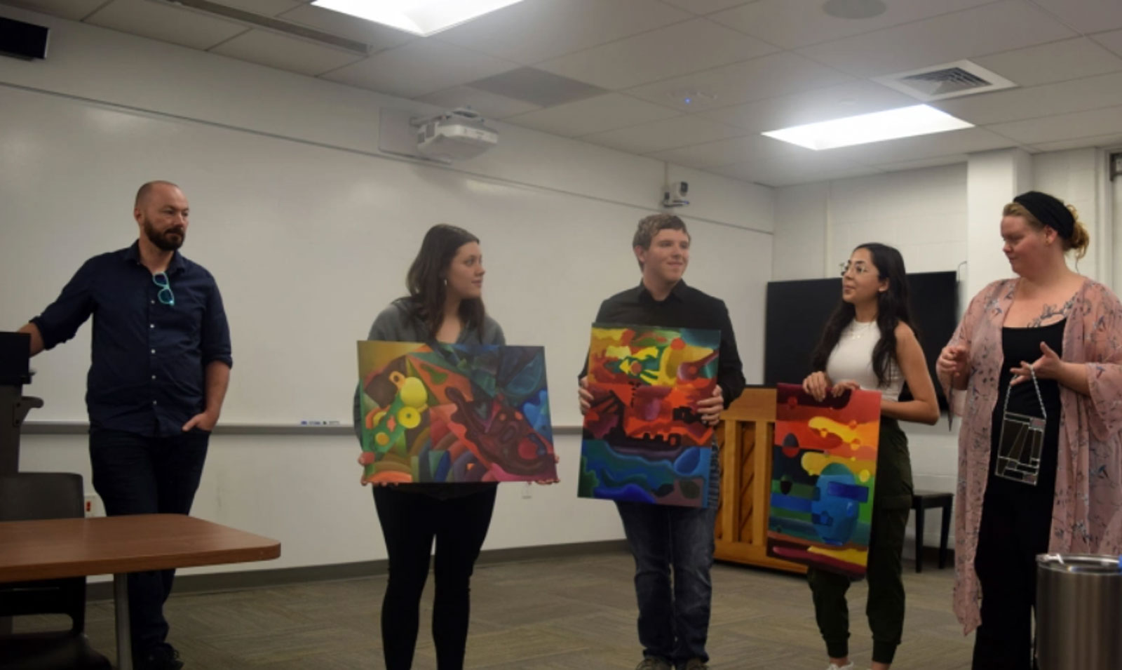 NJC Art Students at Advisory Council