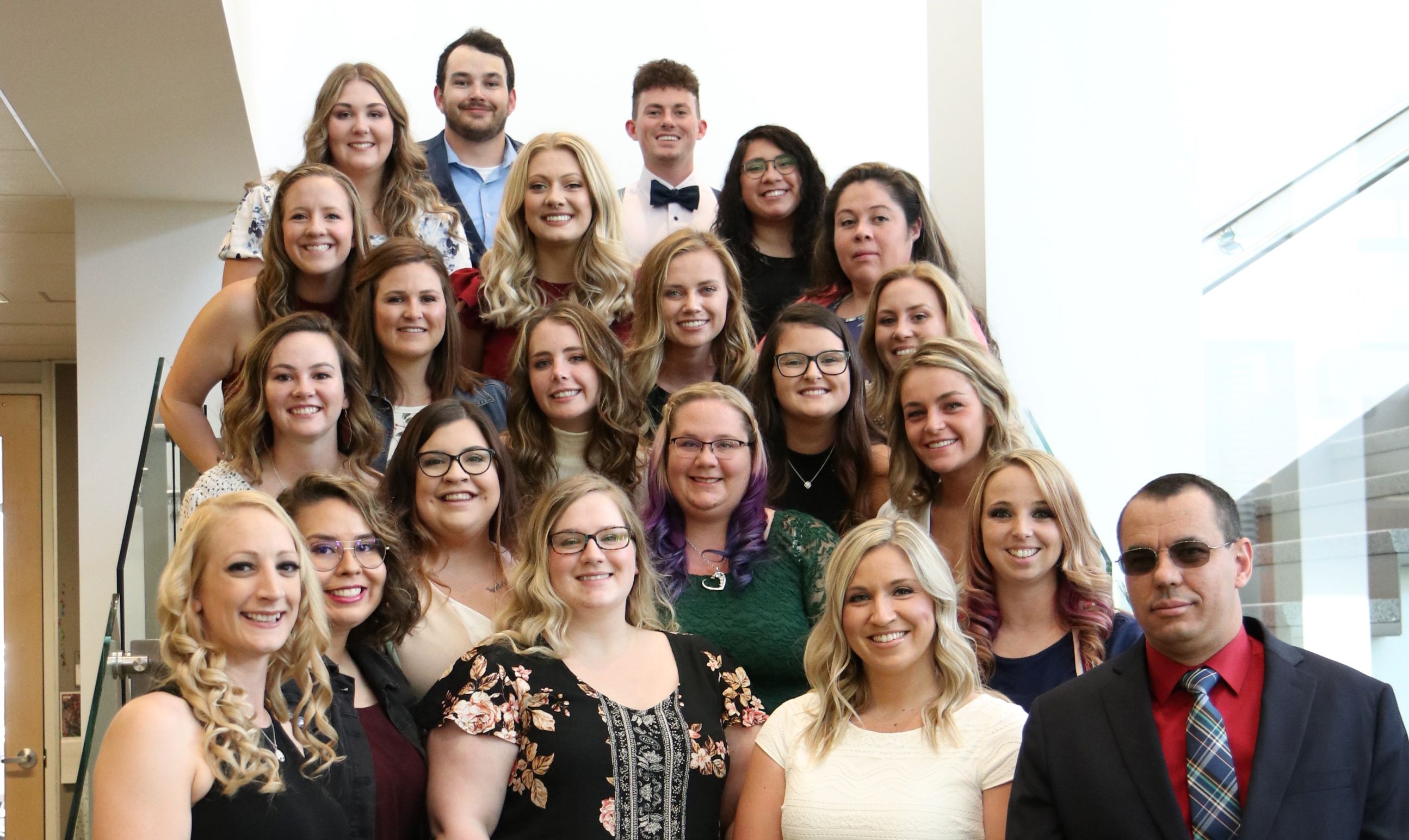 Group Photo of Nursing Students at Pinning Ceremony 