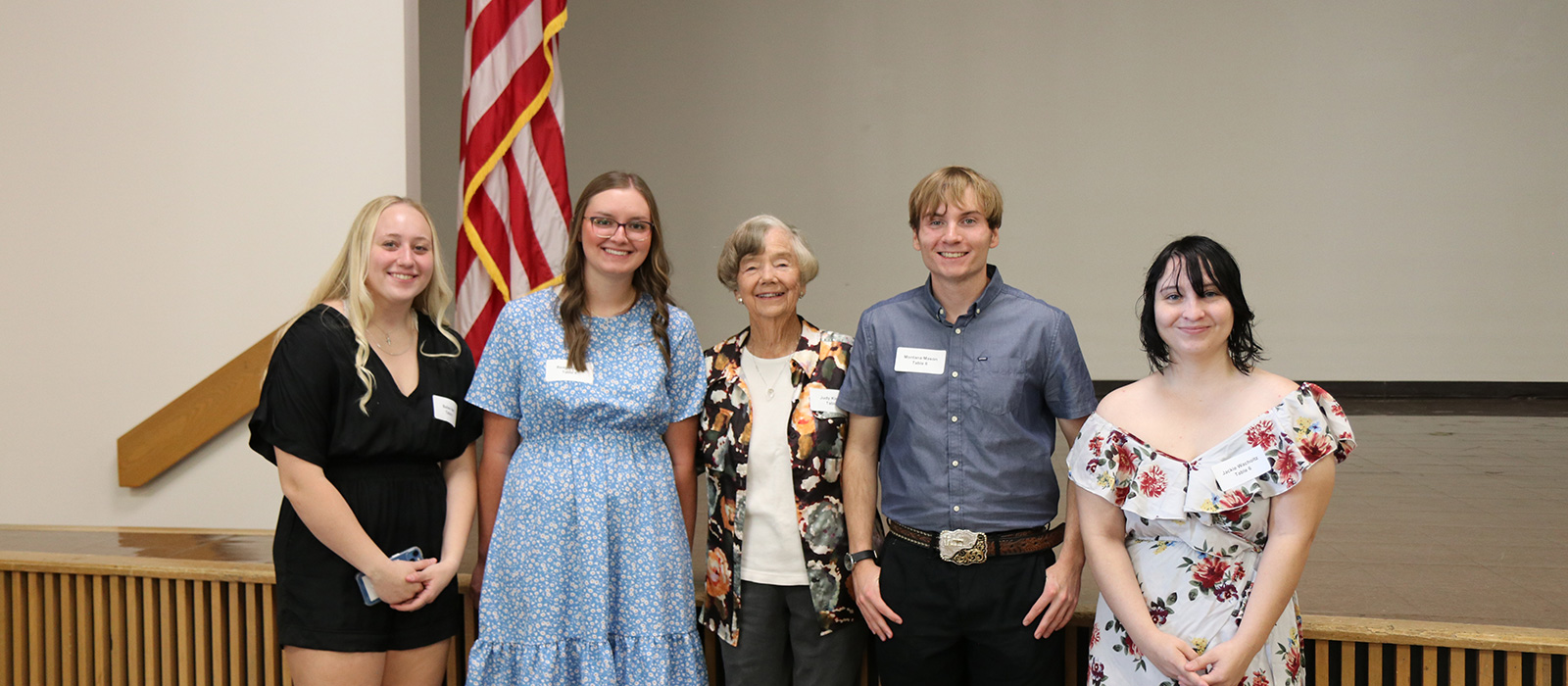 Students thank their scholarship donors at the Foundation Scholarship Donor Appreciation Brunch.