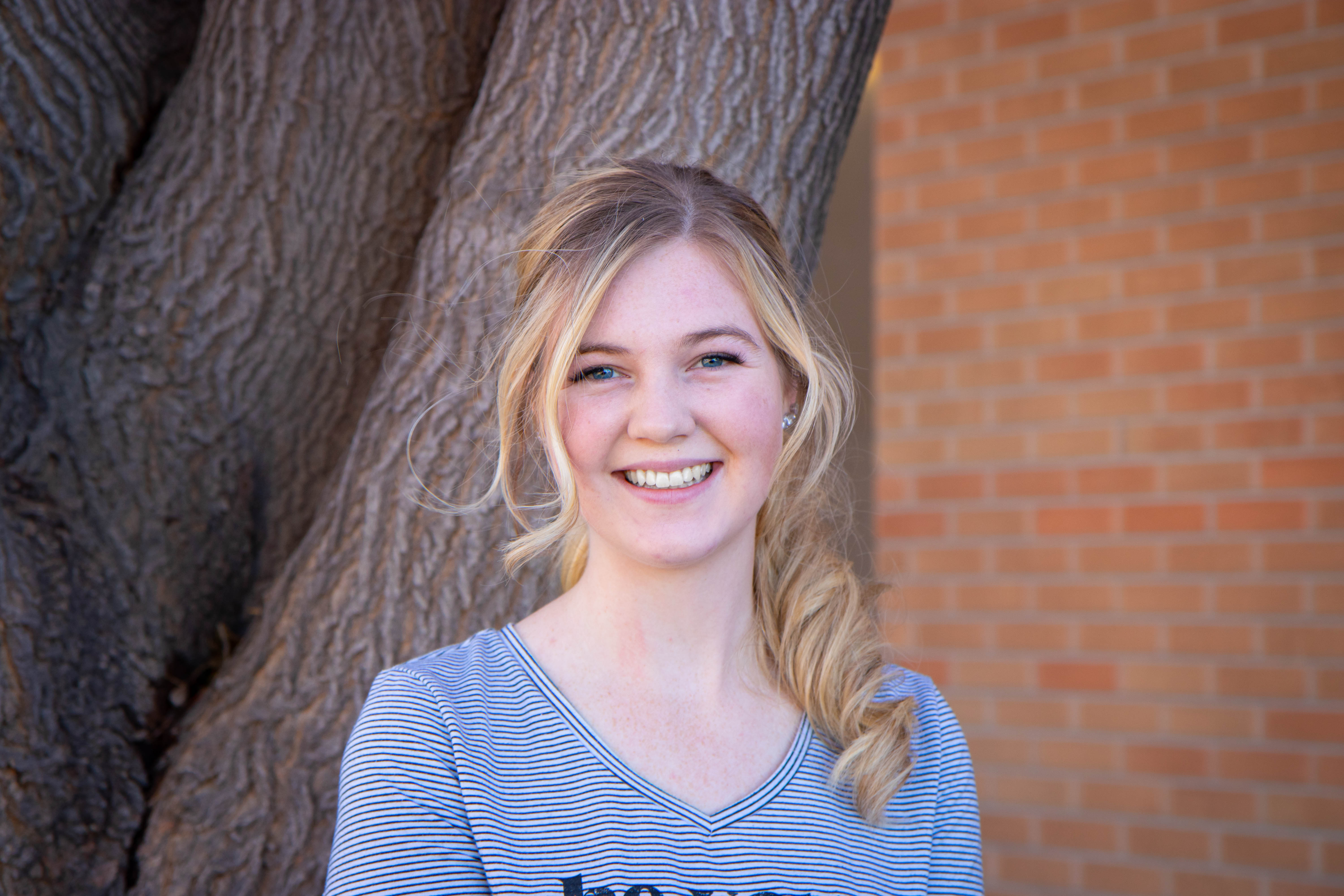 Northeastern Junior College’s Shelby Clark recently represented Colorado at the National Collegiate Farm Bureau Competition.