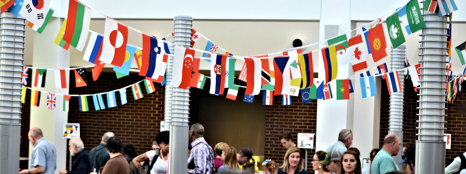 Students enjoying the culture fair