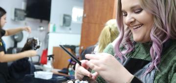 Students in Salon