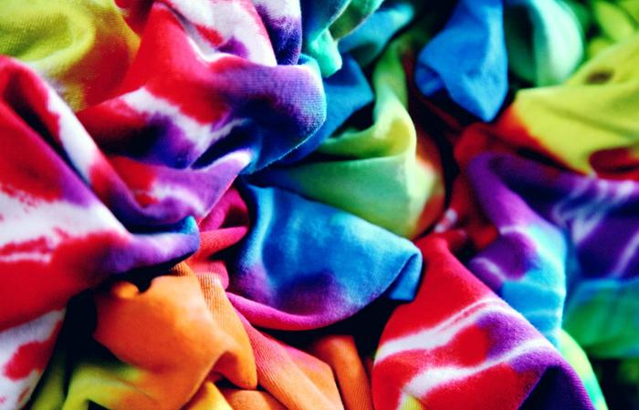 tie-dyed shirt