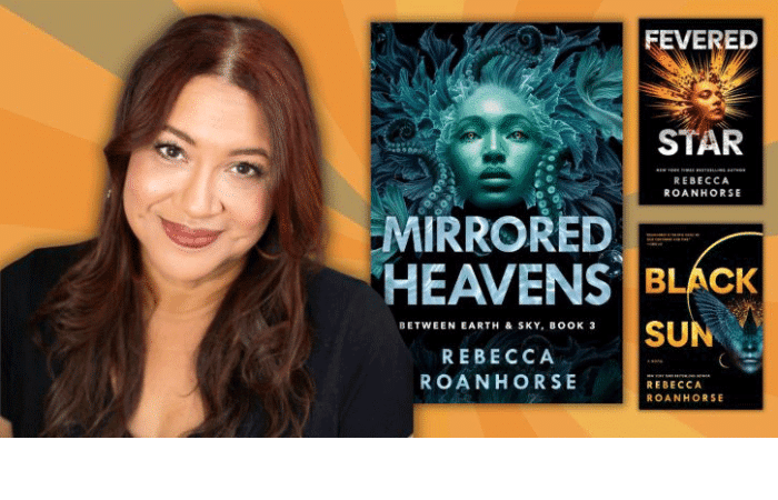 Author Rebecca Roanhorse-Mirrored Heavens, Fevered Star, Black Sun