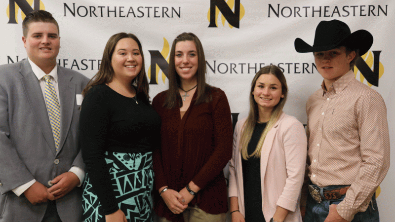 Scholarship recipients at the Foundation Donor Appreciation Breakfast