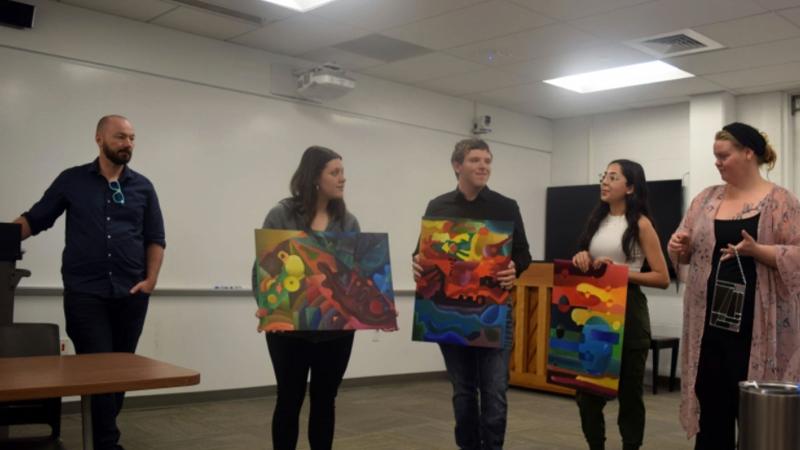 NJC Art Students at Advisory Council