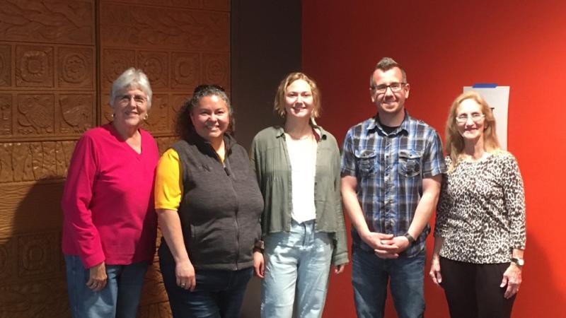 From left: Nancy Bohac, Celeste Delgado-Pelton, Delaney Battin, Lee Lippstrew and Linda Batty. Master Chorale NJC music scholarship (Courtesy photo)