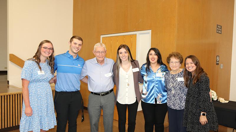 Students thank their scholarship donors at the Foundation Scholarship Donor Appreciation Brunch.