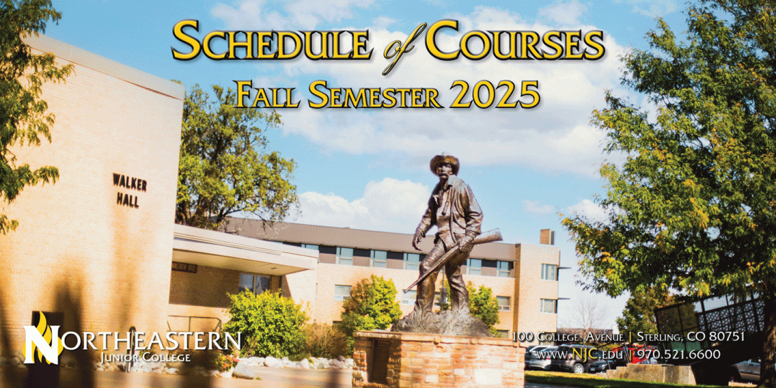 Fall 2025 Printable Course Schedule Northeastern Junior College