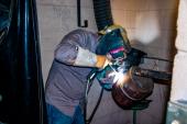 Pipe welding in Welding School
