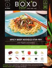 Spicy Beef Noodle Stir Fry