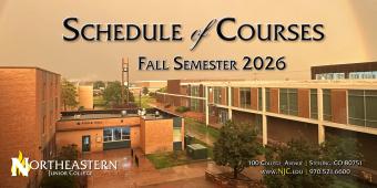 Schedule of Courses Fall Semester 2026 