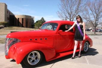 Roxie Lara of Burlington, N.J., is the 2012 NJC Auto Show queen. She invites everyone out to see the beautiful cars this weekend, including this 1939 beauty owned by Larry Hilty of Sterling.