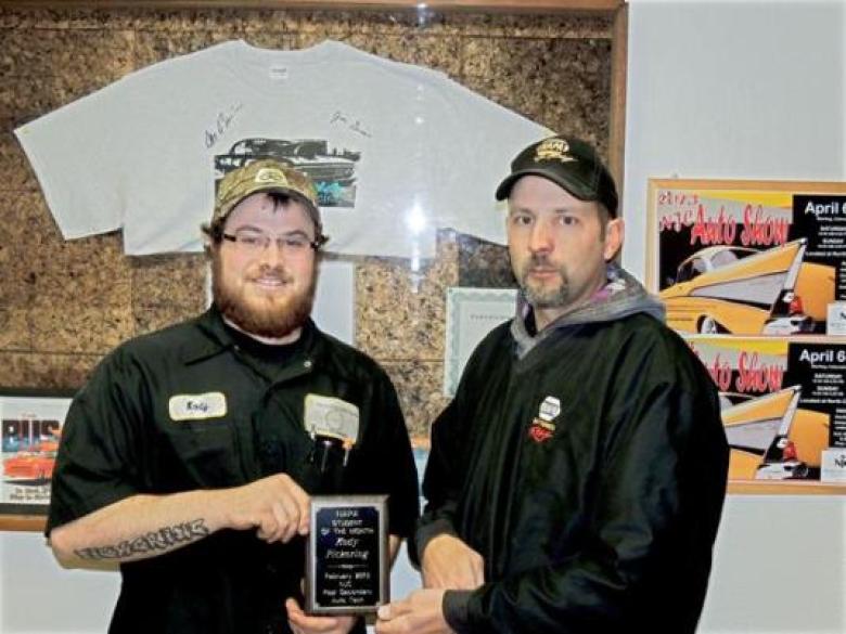 Pickering wins auto tech award | Northeastern Junior College